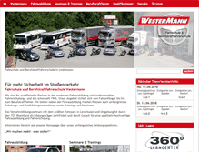 Tablet Screenshot of fahrschule-westermann.de